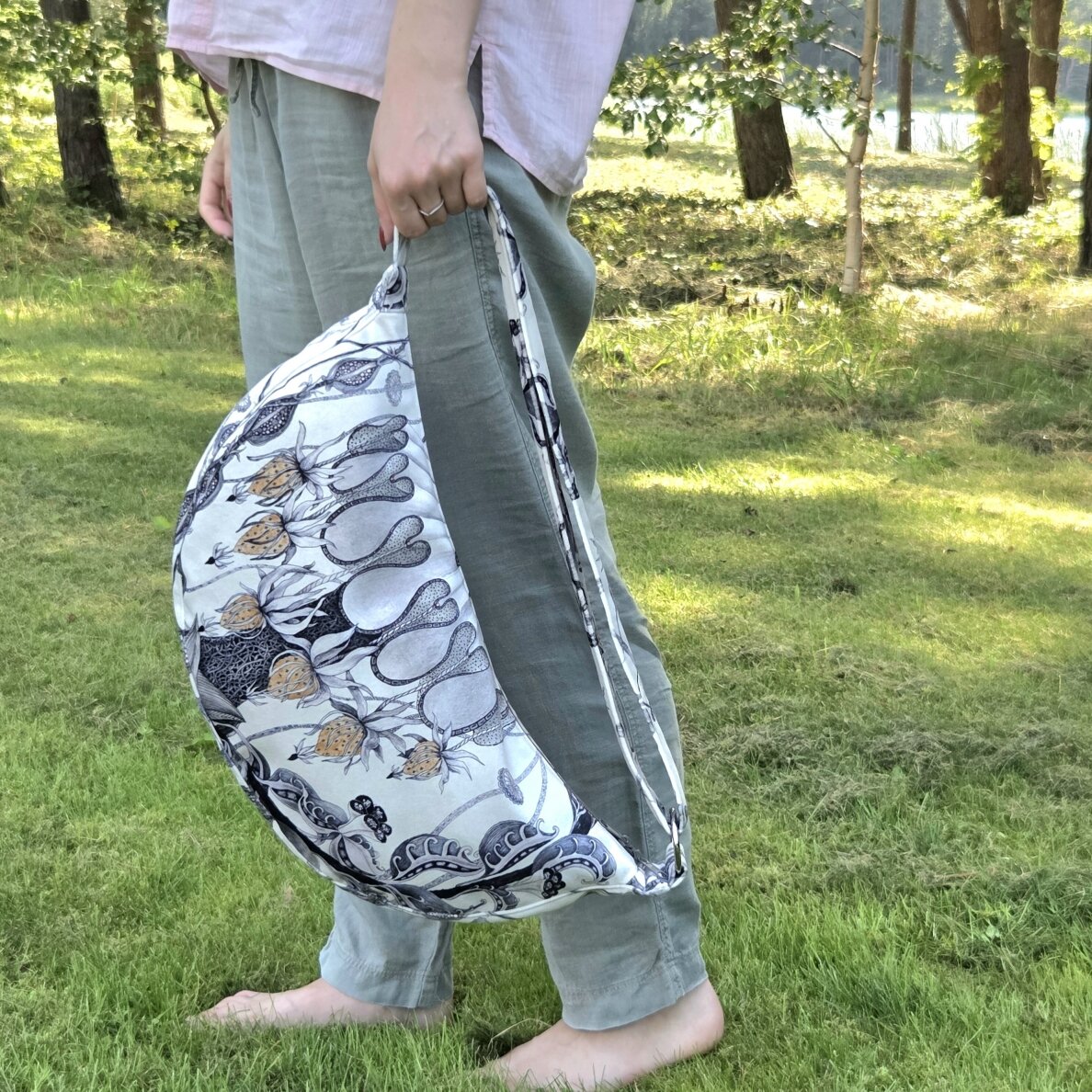 Hobo handbag, "Carousel" Big