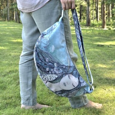 Hobo handbag, "Mermaid" Big.