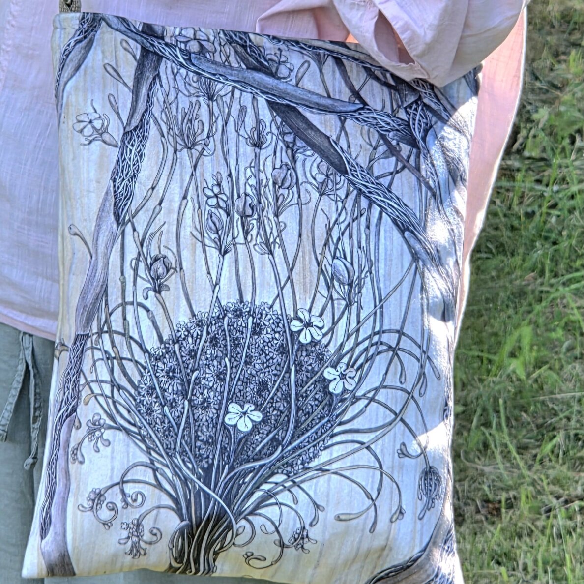 Handbag, big ,"Paradise flower" 1 Handbag, big ,"Paradise flower" 1