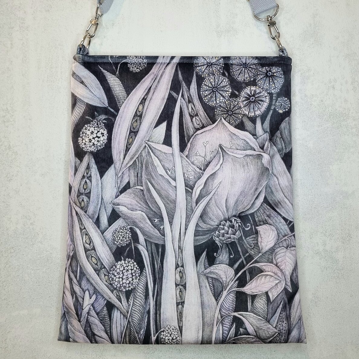 Tote bag, big, "Darkness" 4 Tote bag, big, "Darkness" 4
