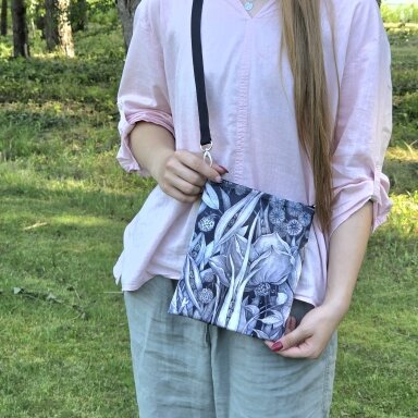 Handbag, medium "Darkness"