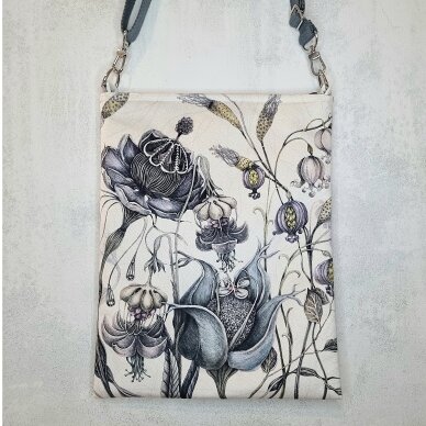 Tote bag, big, "A flowery tale" 3 Tote bag, big, "A flowery tale" 3