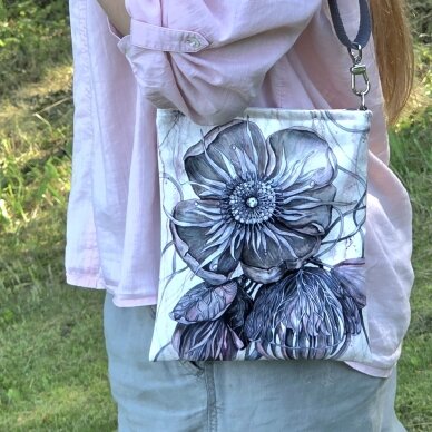 Handbag, medium ,"Hellebore" Handbag, medium ,"Hellebore"