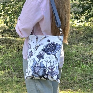 Tote bag, big, "A flowery tale" Tote bag, big, "A flowery tale"