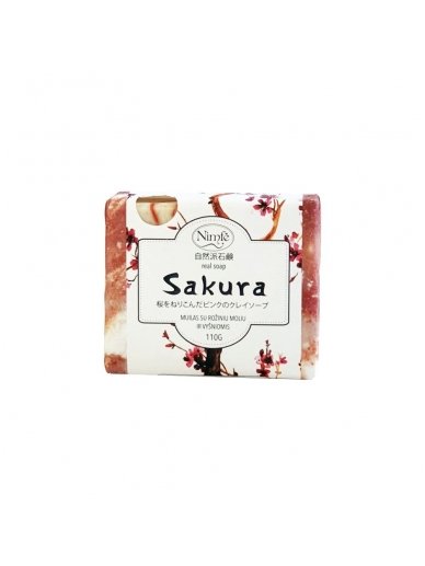 Natural soap. Sakura