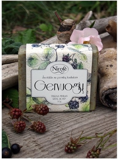 Natural soap. Blackberries. 1