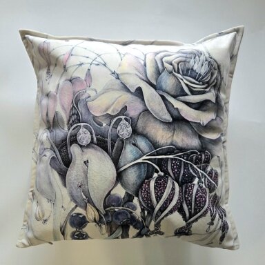 PILLOW "Tribute to the rose"