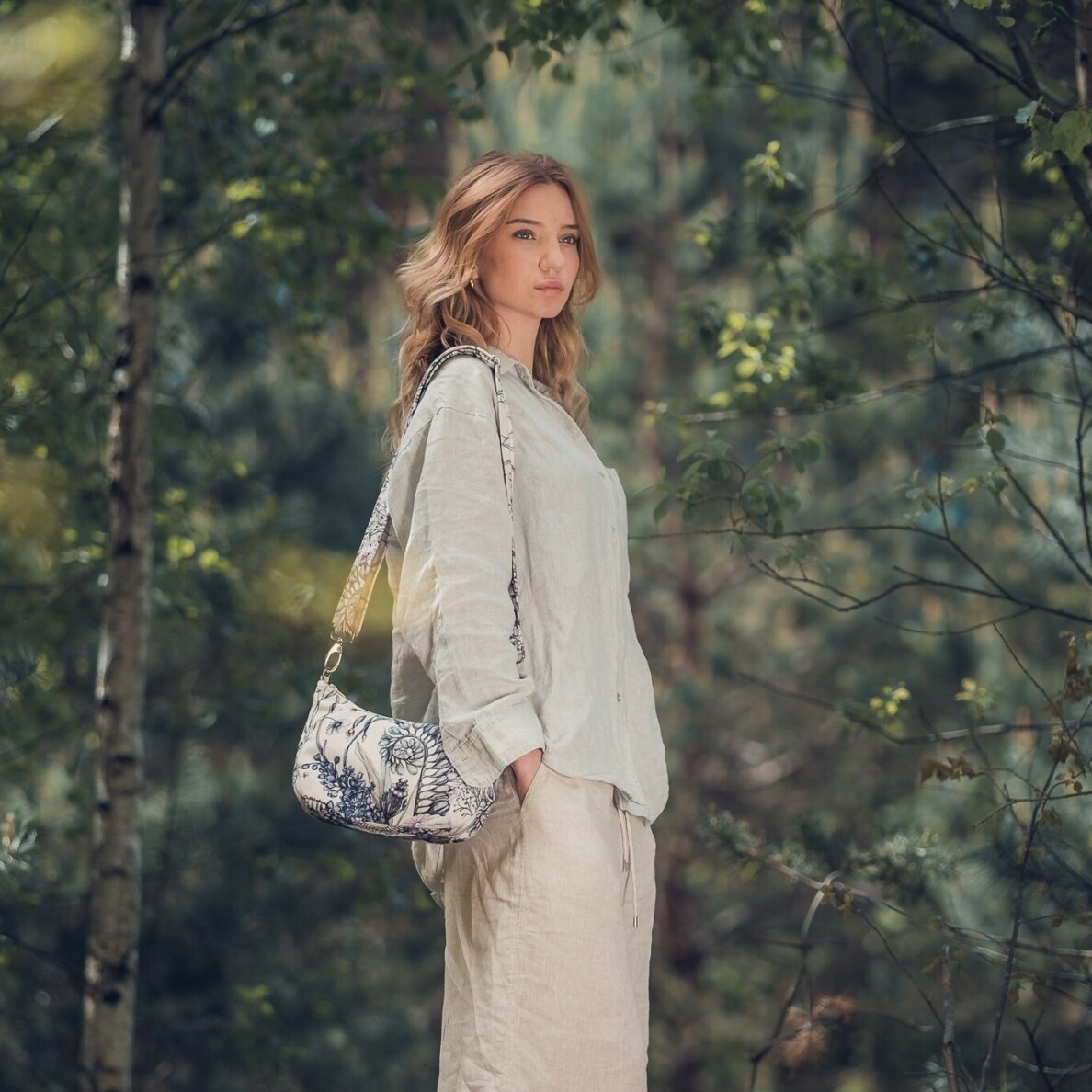 Handbag Baguette, "Summer" 1