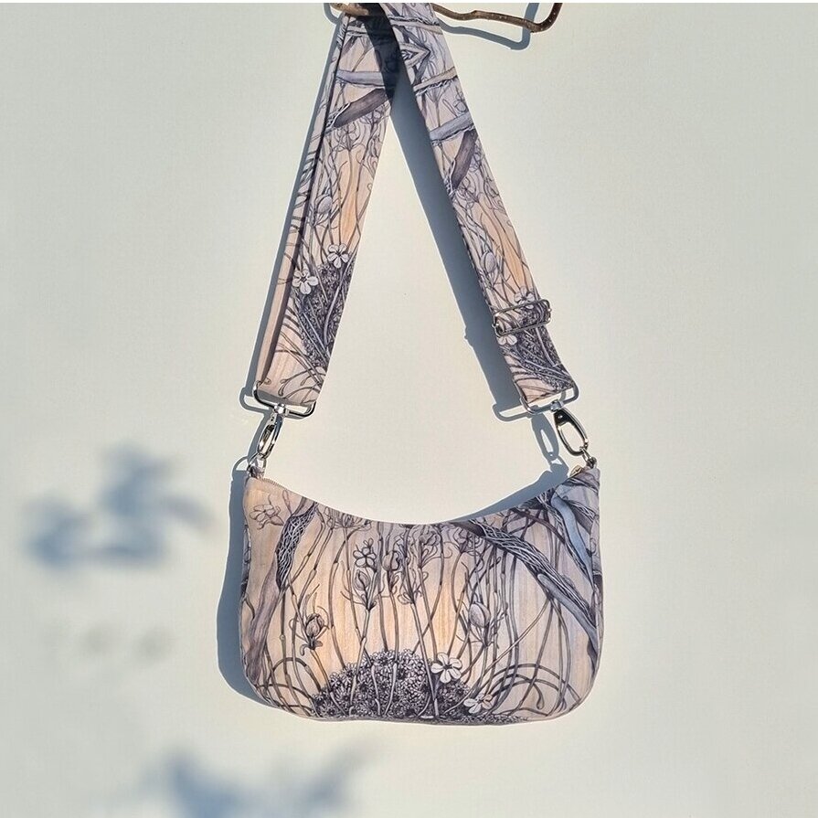 Handbag Baguette, "Paradise flower" Handbag Baguette, "Paradise flower"
