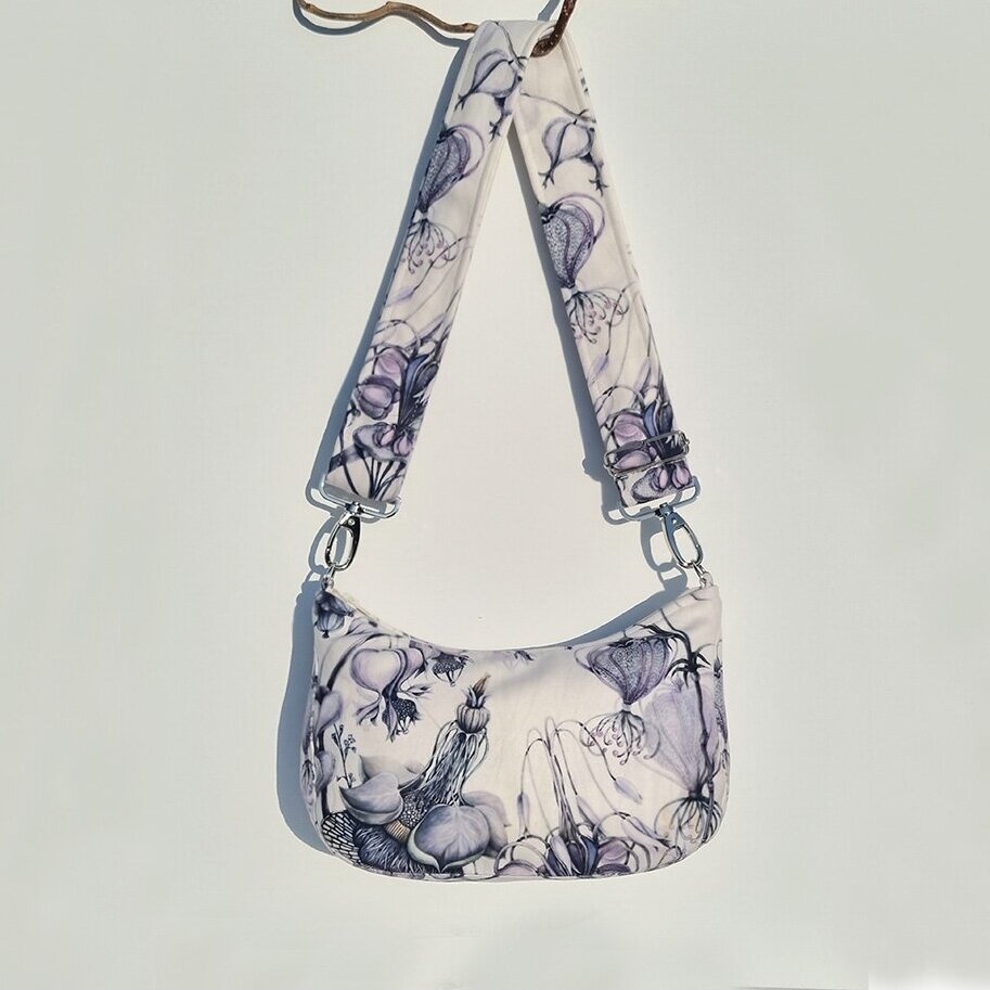 Handbag Baguette, "Paradise meadow" Handbag Baguette, "Paradise meadow"