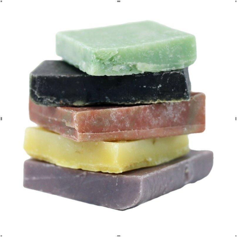 Soap pieces sold by weight. Soap pieces sold by weight.